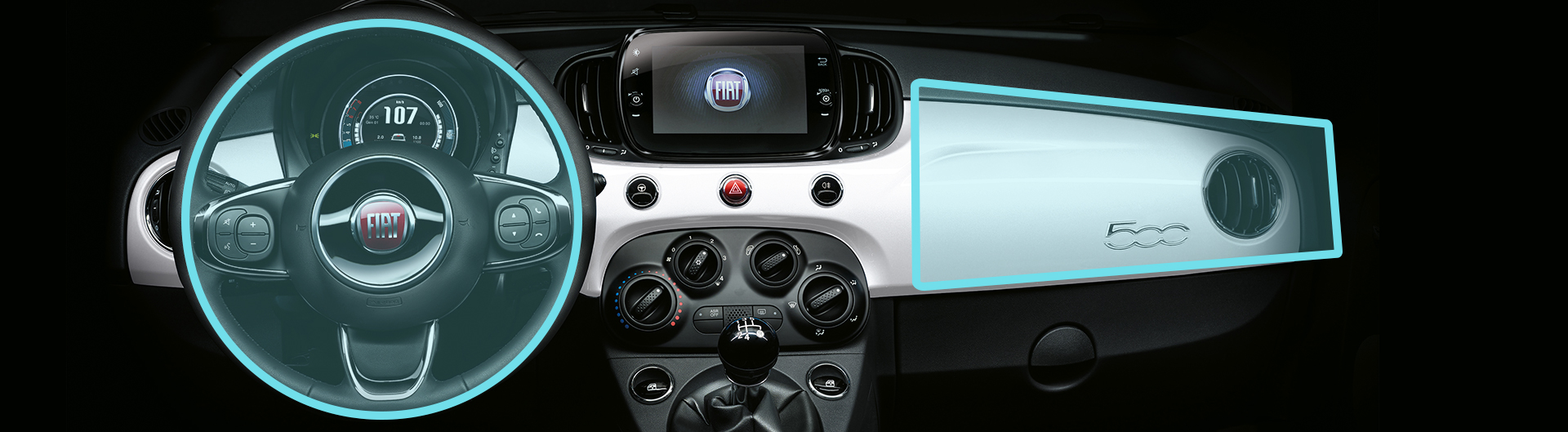 Fiat 500 airbags
