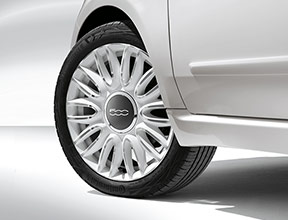 16 WHITE PAINTED ALLOY WHEELS